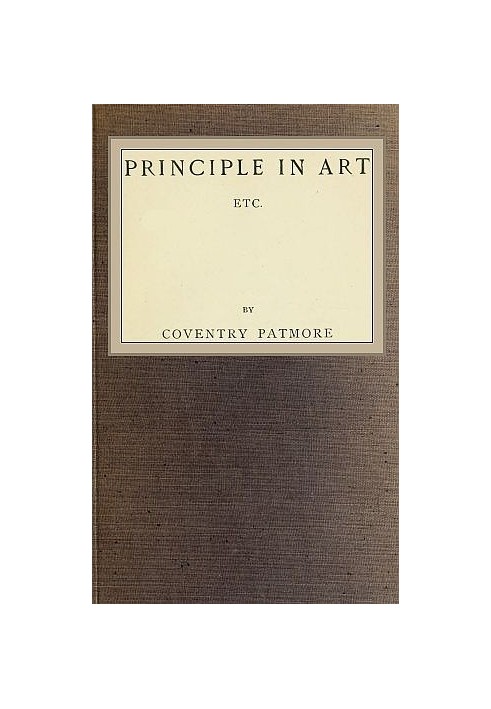 Principle in Art, Etc.