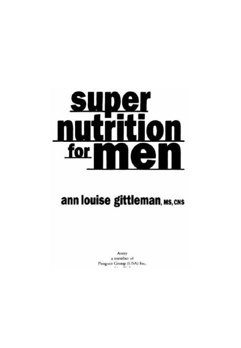 Super Nutrition for Men