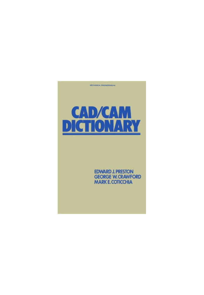 CAD/CAM dictionary