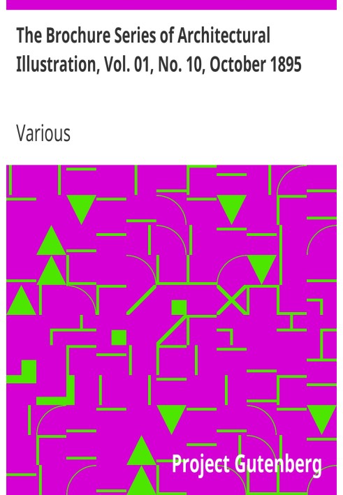 Серія брошур архітектурної ілюстрації, том. 01, № 10, жовтень 1895. Французькі ферми.