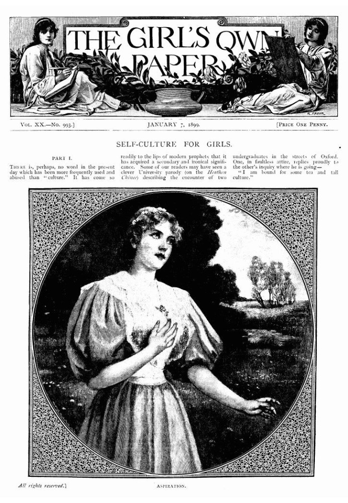 The Girl's Own Paper, Vol. XX, № 993, 7 січня 1899 р