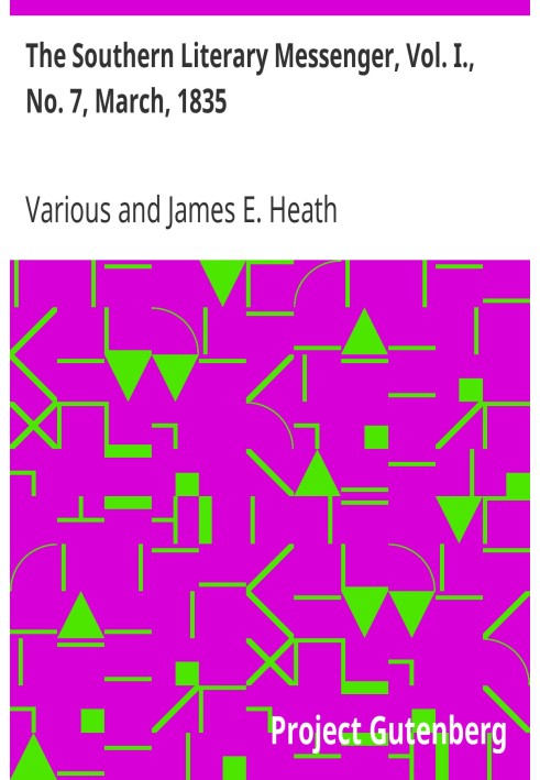 Південний літературний посланник, том. І., № 7, березень 1835 р