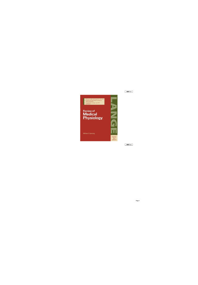 Review of Medical Physiology