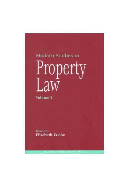 Modern Studies in Property Law