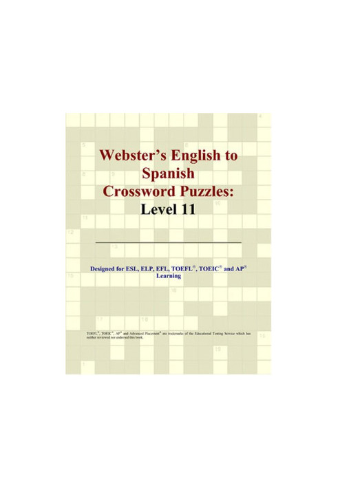 Webster's English to Spanish Crossword Puzzles: Level 11