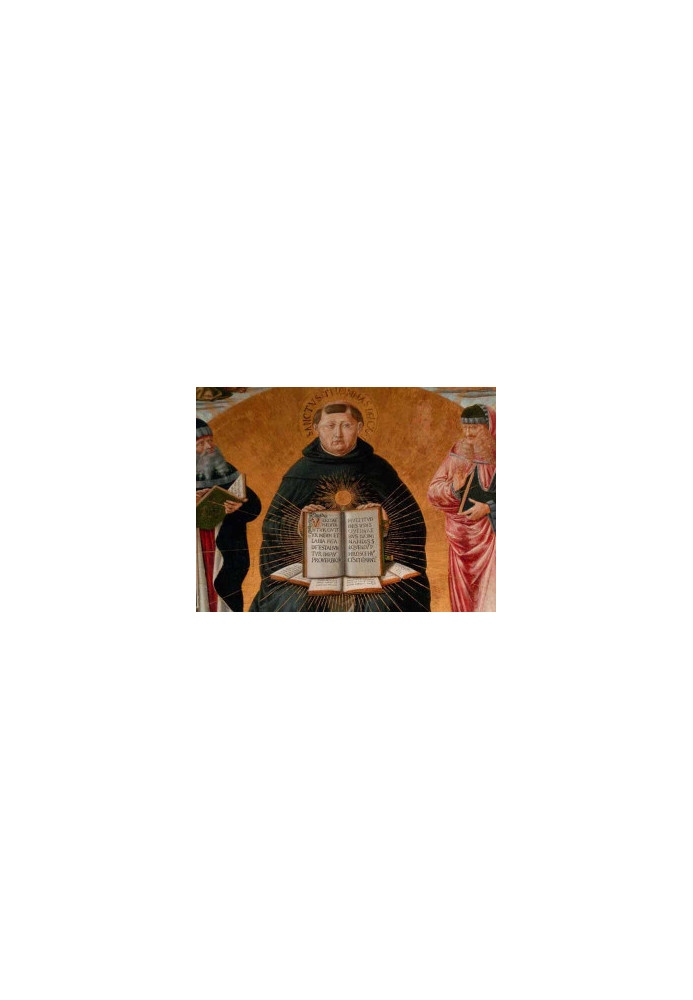 Catechism of the "Summa Theologica" of Saint Thomas Aquinas