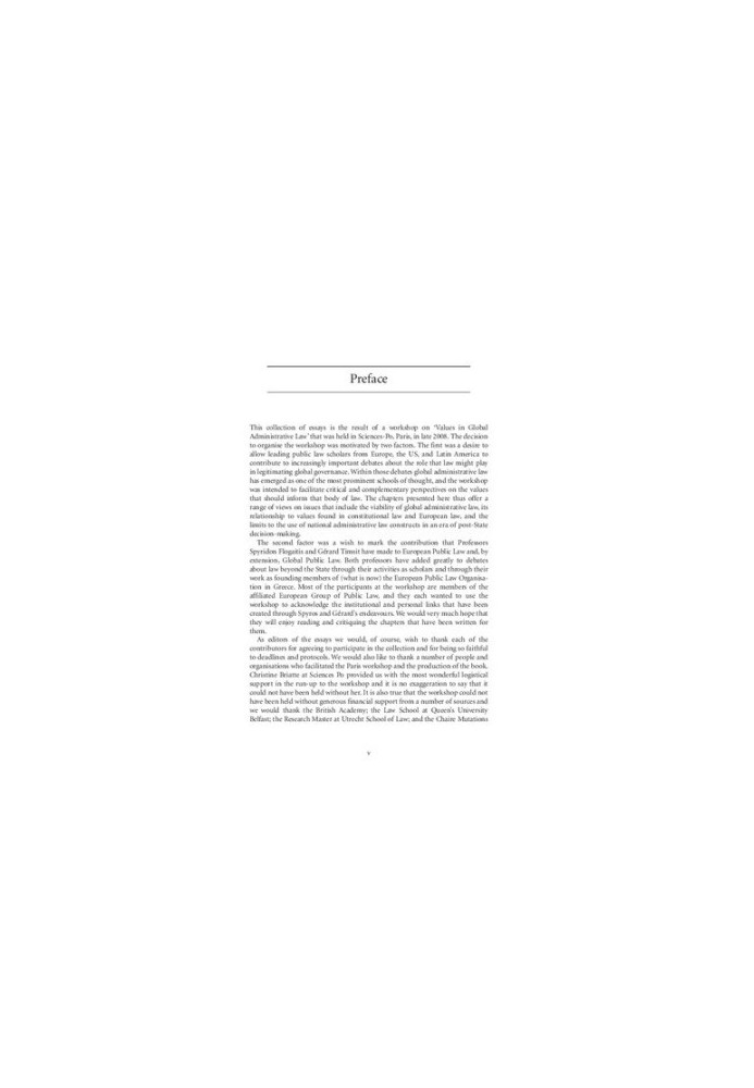 Values in Global Administrative Law