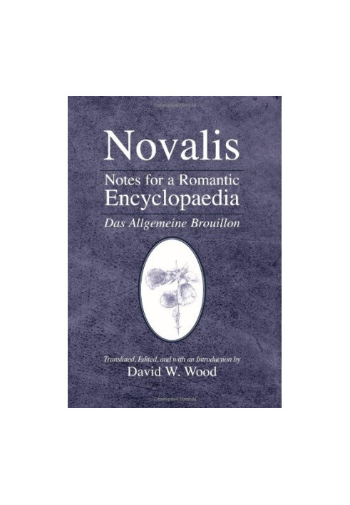 Notes for a romantic encyclopaedia : Das Allgemeine Brouillon