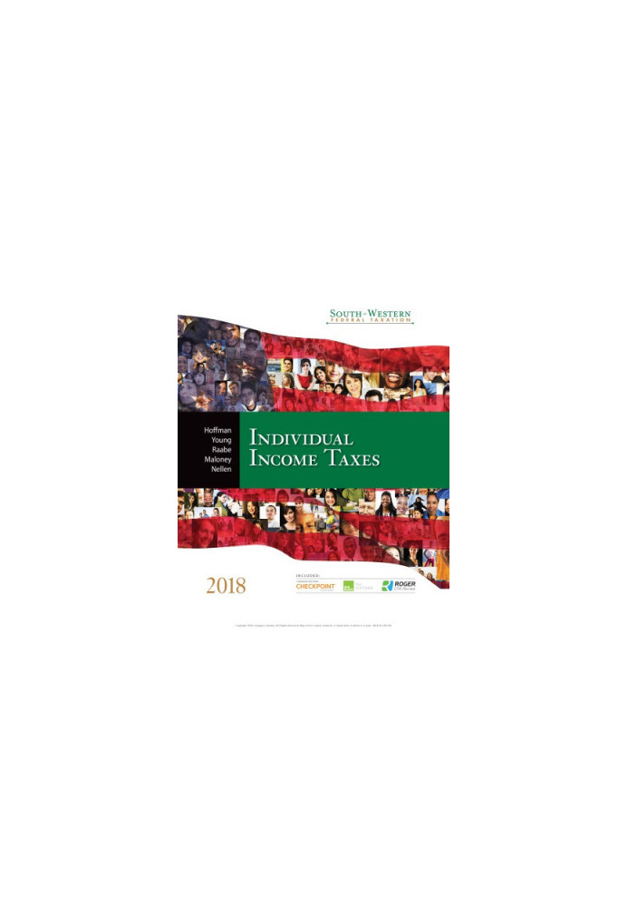 South-western Federal Taxation 2018: Individual Income Taxes