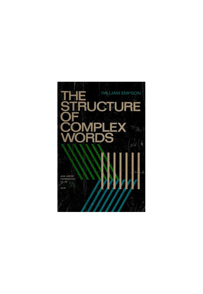 The Structure of Complex Words