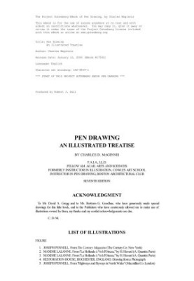 Pen Drawing, An Illustrated Treatise