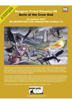 Dungeon Crawl Classics 5: Aerie of the Crow God