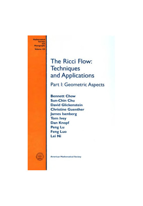 The Ricci flow. Techniques and applications 1 Geometric aspects