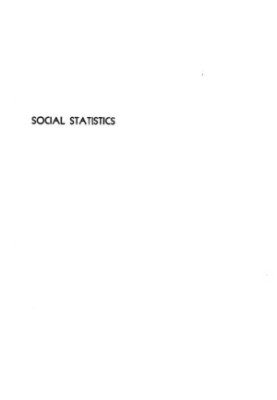 Social Statistics