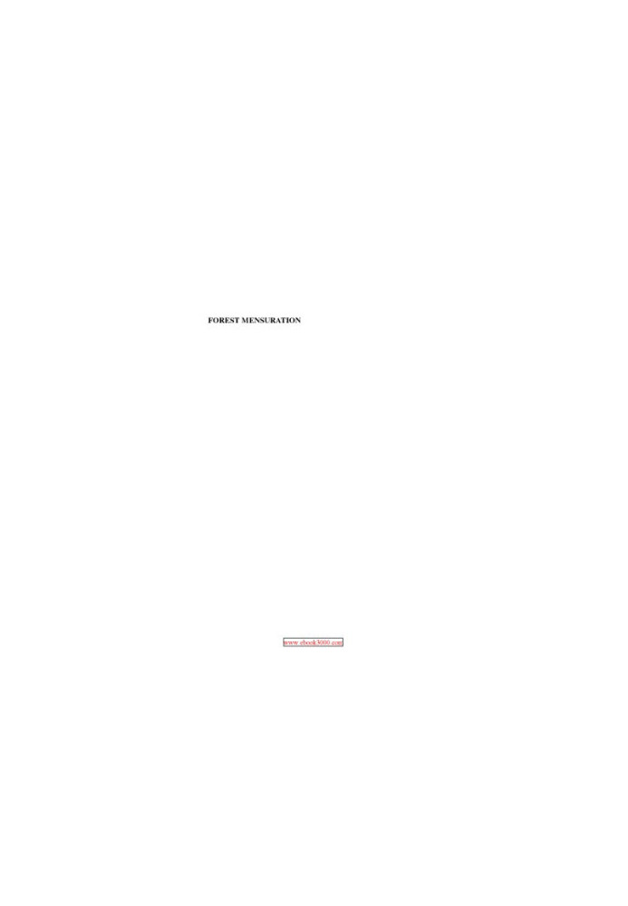 Forest mensuration