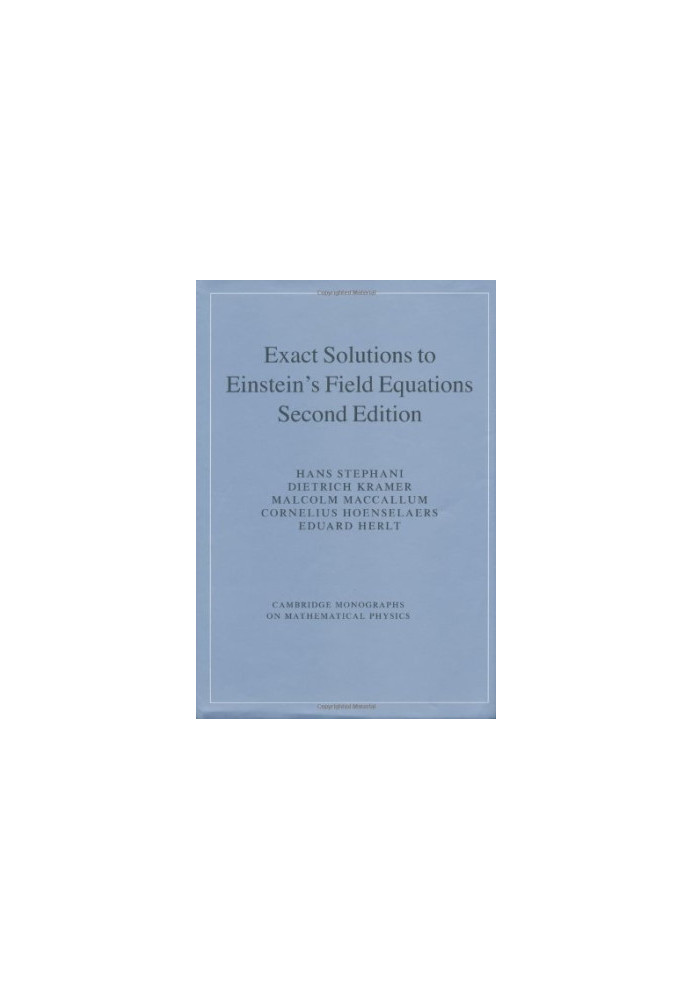 Exact solutions of Einstein's field equations