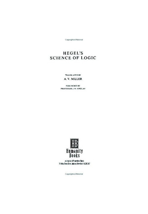 Science of Logic