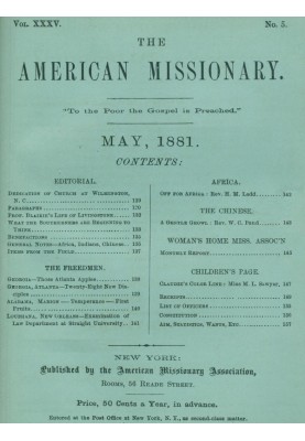 The American Missionary — Volume 35, No. 5, May, 1881