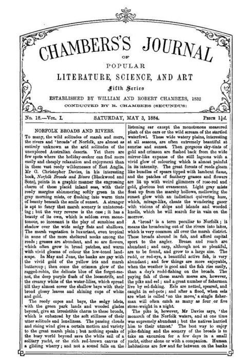 Chambers's Journal of Popular Literature, Science, and Art, Fifth Series, No. 18, Vol. I, May 3, 1884