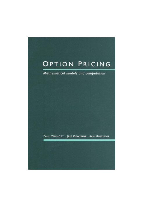 Option Pricing: Mathematical Models and Computation