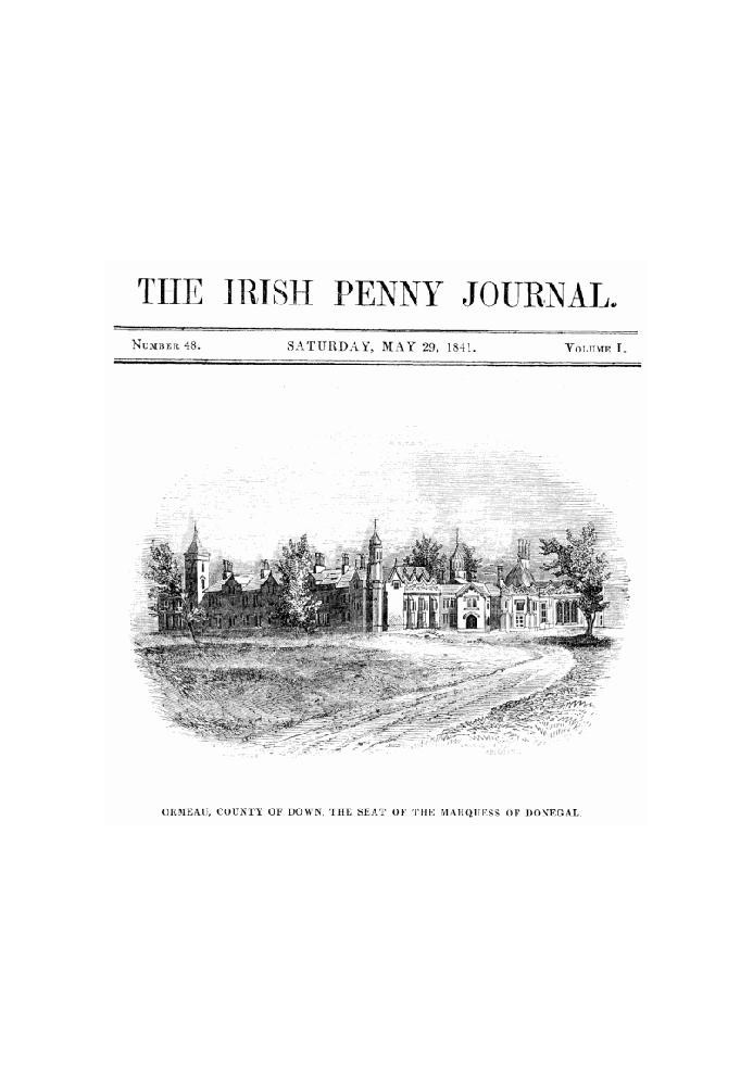 The Irish Penny Journal, Vol. 1 № 48, 29 травня 1841 р