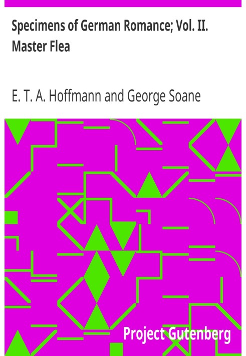 Образцы немецкого романса; Том. II. Мастер Блоха
