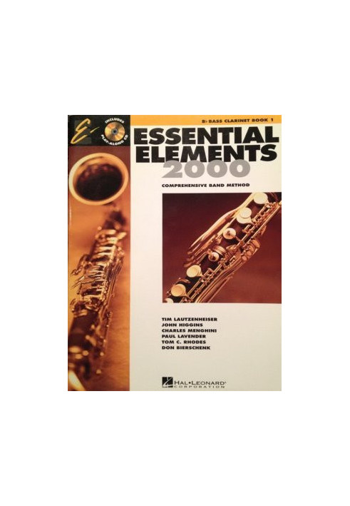 Essential elements 2000 for Bb Bass clarinet. Book 1