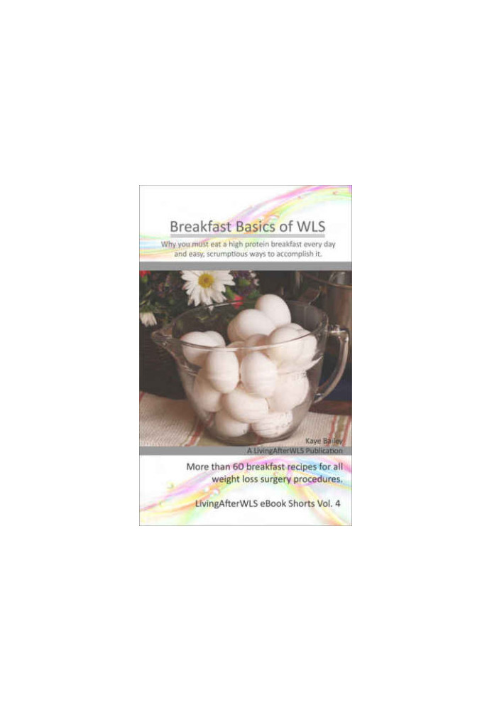 Breakfast Basics of WLS: Why you must eat a high protein breakfast every day.