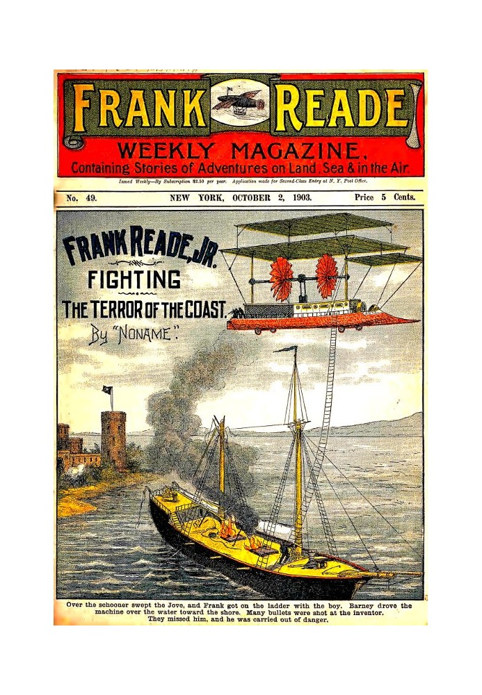 Frank Reade, Jr., Fighting the Terror of the Coast