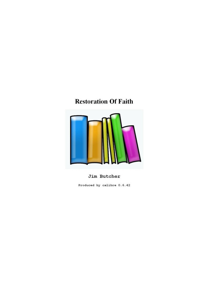 Restoration of Faith (The Dresden Files, 00.2)