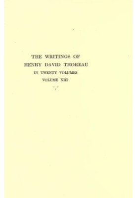 The Writings of Henry David Thoreau in 20 Volumes