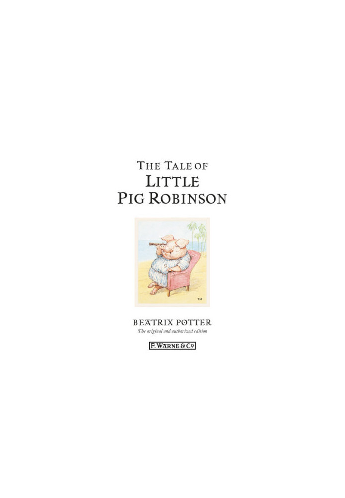 The Tale of Little Pig Robinson