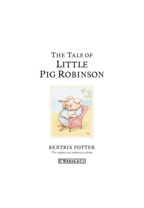 The Tale of Little Pig Robinson
