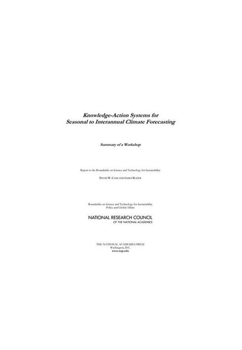 Knowledge-Action Systems for Seasonal to Interannual Climate Forecasting.
