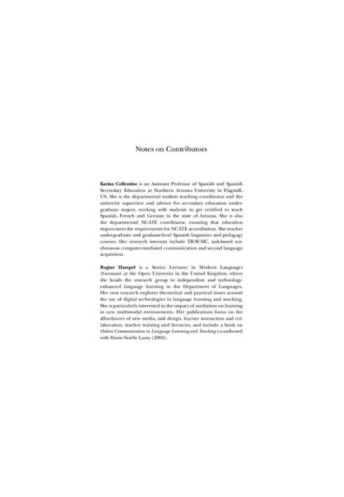 Task-Based Language Learning and Teaching with Technology
