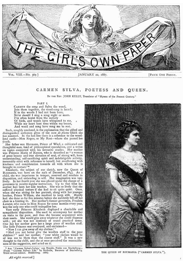 The Girl's Own Paper, Vol. VIII, № 369, 22 січня 1887 р