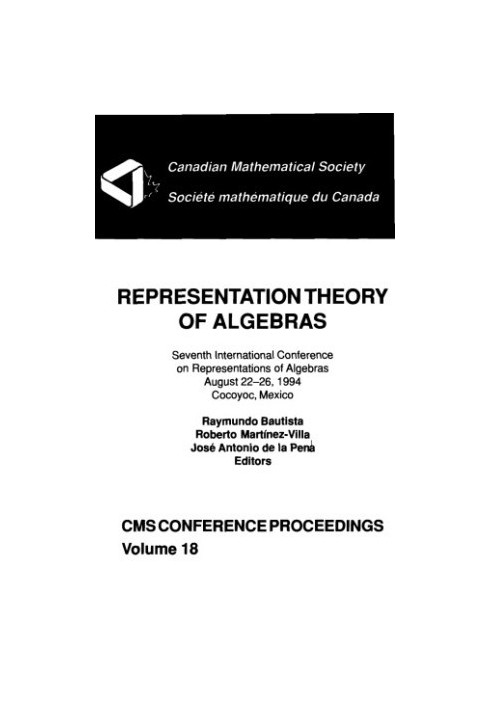 Representation Theory of Algebras (ICRA VII, Cocoyoc, Mexico, August 22-26, 1994)