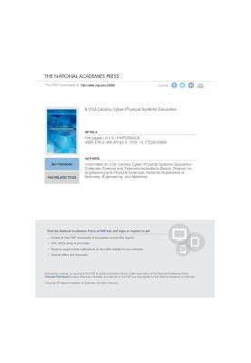 A 21st Century Cyber-Physical Systems Education