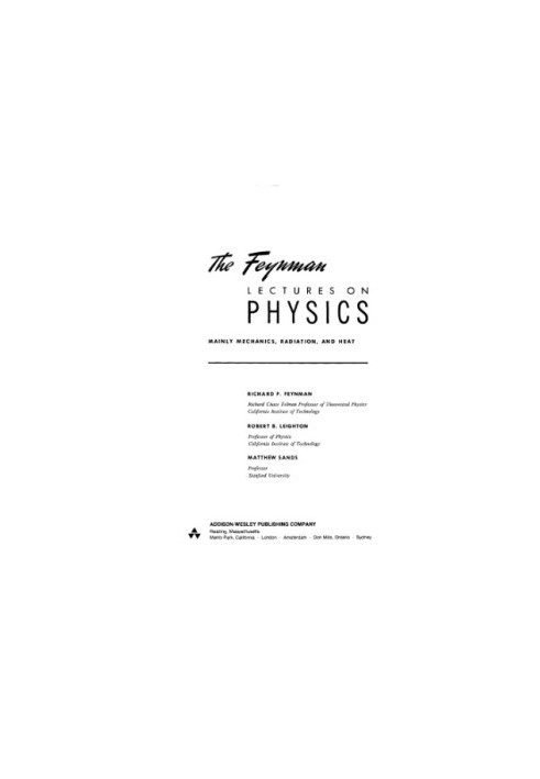 The Feynman Lectures on Physics
