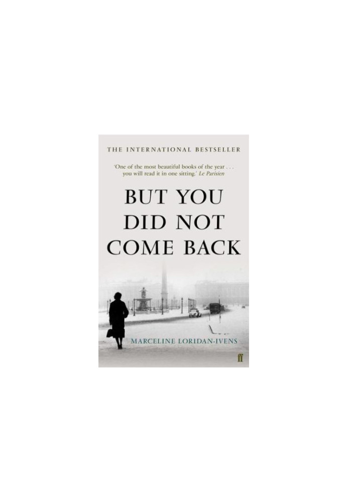 But You Did Not Come Back: A Memoir