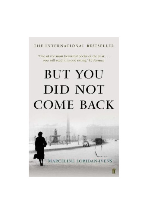 But You Did Not Come Back: A Memoir