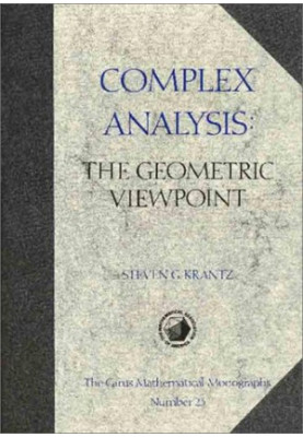 Complex analysis: The geometric viewpoint