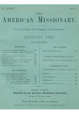The American Missionary — Volume 35, No. 8, August, 1881