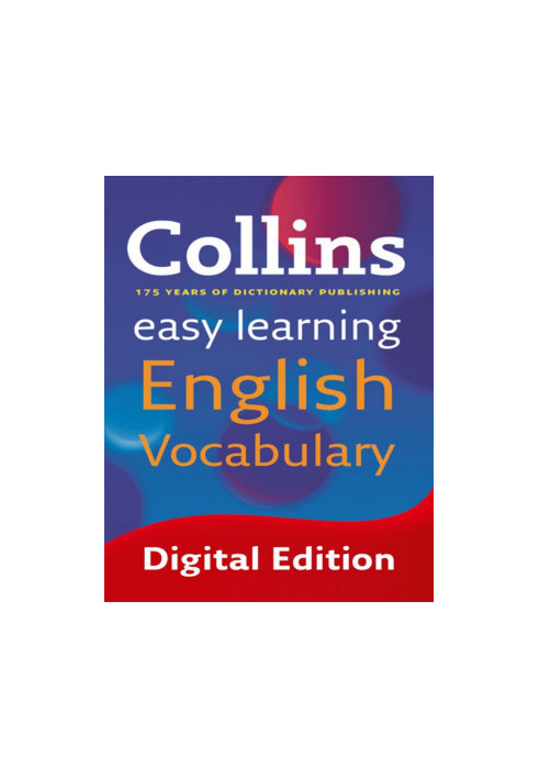 Easy Learning English Vocabulary (Collins Easy Learning English)