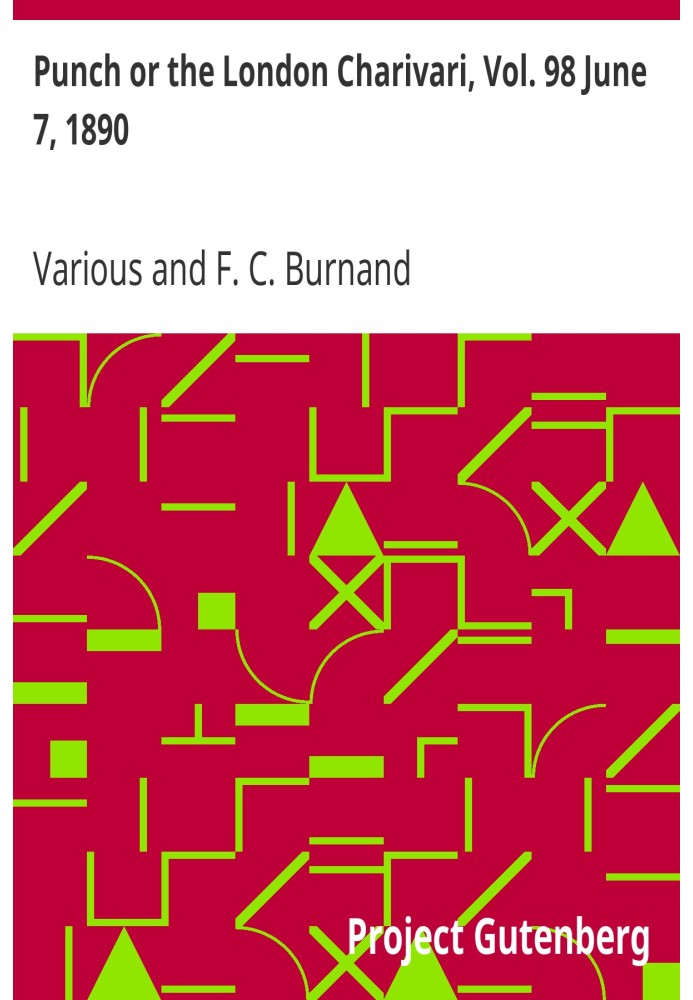 Панч або лондонський чаріварі, том. 98 7 червня 1890 р