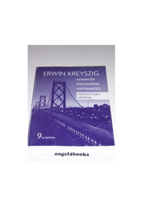 Instructor's Manual For Advanced Engineering Mathematics 9th Edition