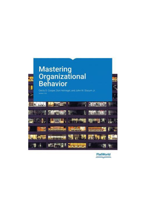 Mastering Organizational Behaviour: version 14.0