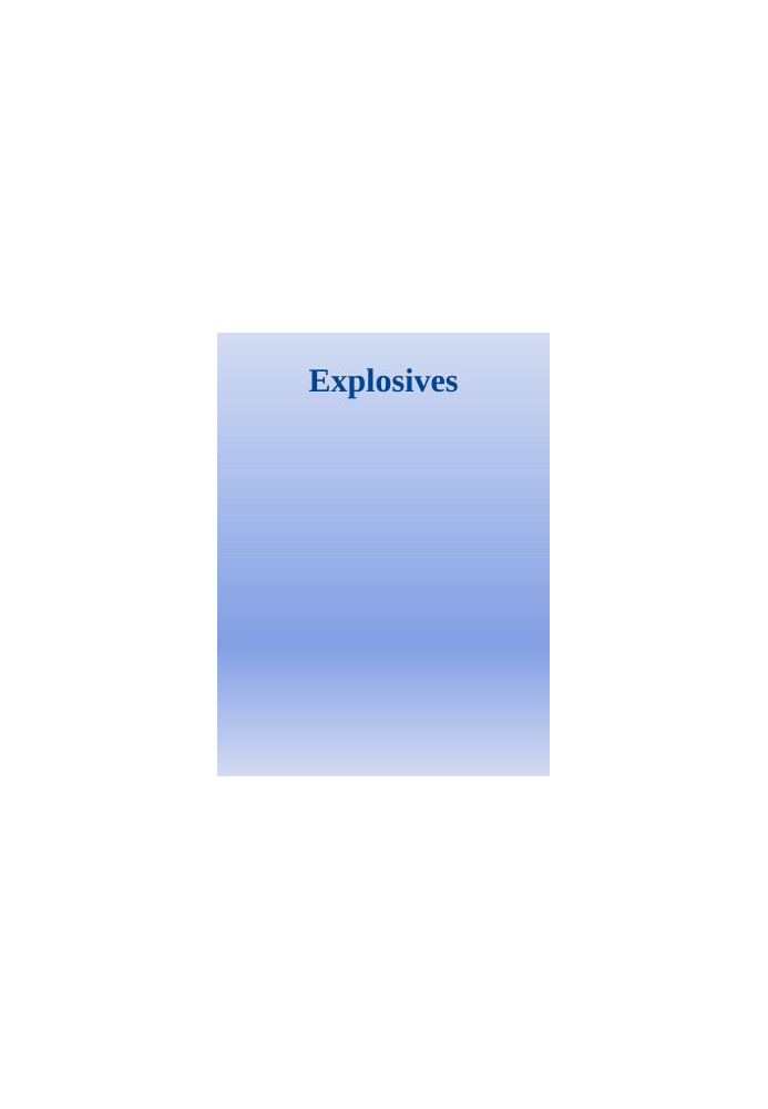 Explosives