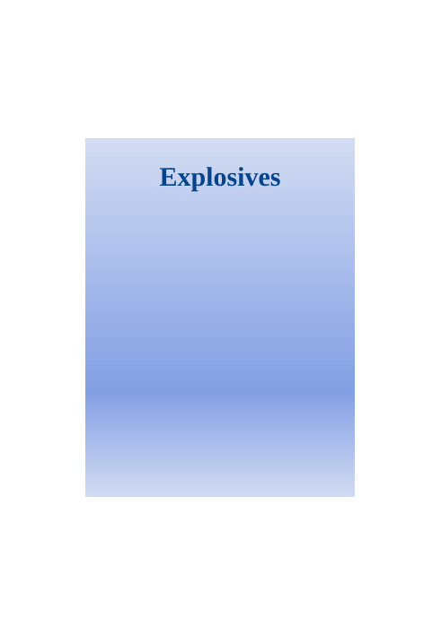 Explosives