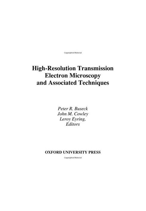 High-resolution transmission electron microscopy and associated techniques
